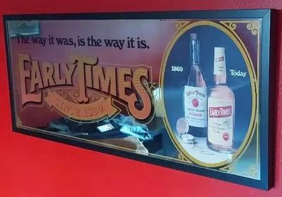 THREE ALCOHOL ADVERTISEMENT MIRRORS