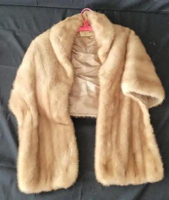 VINTAGE AUTUMN HAZE MINK FUR STOLE MEDIUM/LARGE