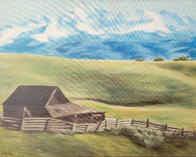 "COLORADO LANDSCAPE" ORIGINAL PAINTING BY SHIRLEE