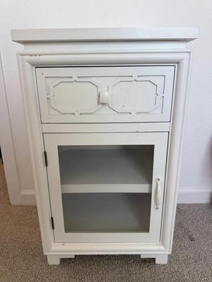 Breighton Home Omega Collection White End Table