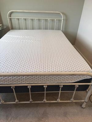 Queen Bed Frame & Mattress