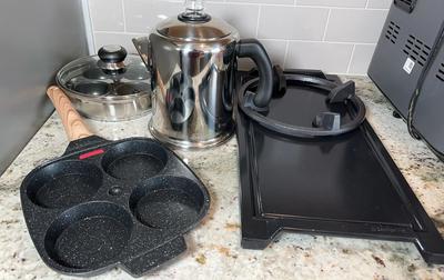 Specialty Cooking Pans & Teapot