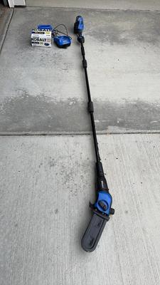 Kobalt 40v Cordless Tree Saw With Extra Chargers