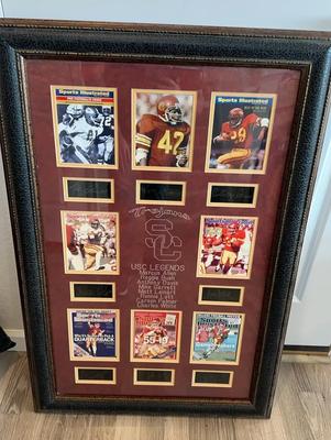 USC Legends Football Players Collector Art