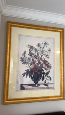 Botanical Gold Framed Still Life Print
