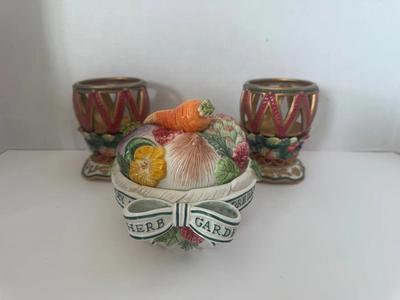 Vintage Fitz & Floyd Seasonal Ceramic Set