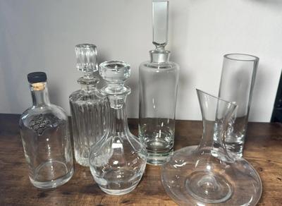 Crystal & Glass Bar Decanters