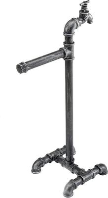 Barnyard Designs Industrial Toilet Paper Holder Stand