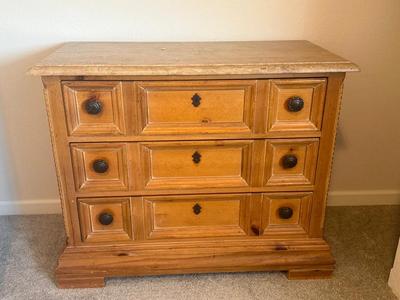 Thomasville 3 Drawer Chest Granite Top