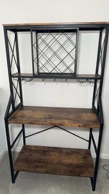 Industrial Bar Wine Rack