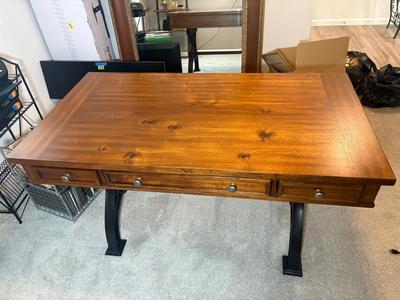 Liberty Furniture Arlington House Writing Desk Cobblestone Brown Finish