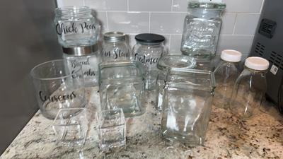 Variety Of Glass Kitchen Storage Containers 
