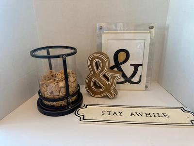 Ampersand-Themed Home Décor Collection