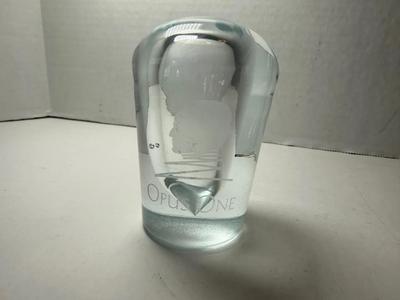 OPUS ONE Glass Barrel Plug Bung Paperweight