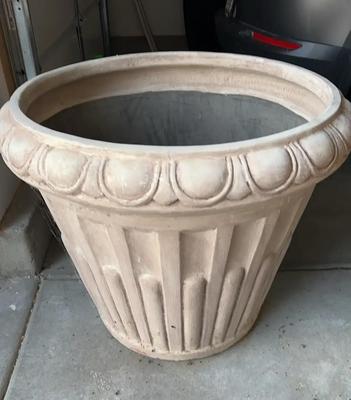 Very Large Clay Pottery Planter