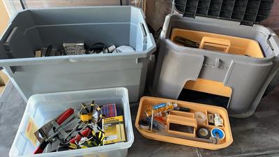 Around The House Tub Of Tools & Step Stool Caddy