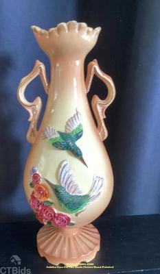 Sahiba vase for the birds flower hand painted rrtx ctbids.com