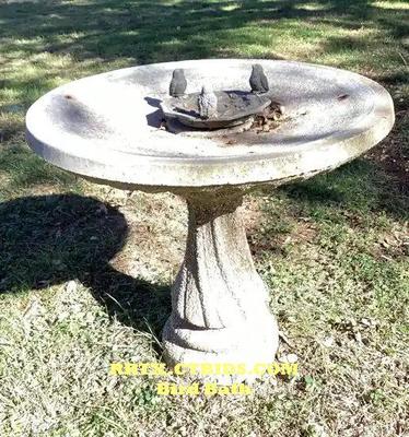 Bird bath rrtx ctbids.com