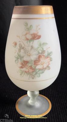 Vintage norleans frosted vase rrtx ctbids.com