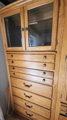 TWO THOMASVILLE DRESSER CABINETS