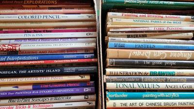 HOW TO ART/CRAFT BOOKS (LOT #37)
