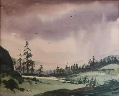 Watercolor By BOB PECK