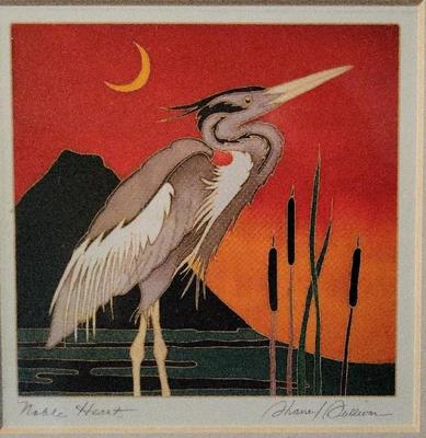 "NOBLE HEART" AND "NIGHT SONG" PRINTS SIGNED BY SYBIL SHANE SULLIVAN