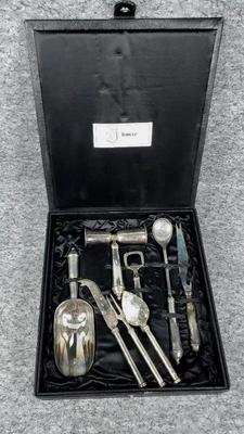 Towle silverplated barware utensils set