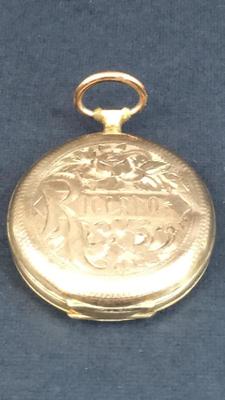 12k gold stamped pocket watch