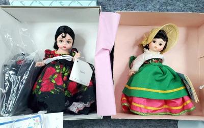 Vintage madame alexander international dolls spain italy