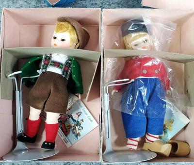 Mid century madame alexander boy dolls austria netherlands