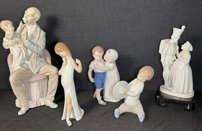CE500 - Porcelain Figurines: Lladro, B&G