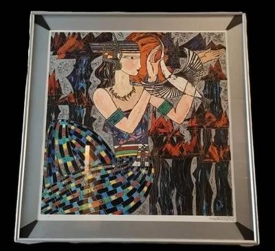 CE232 - Ting Shao Kuang "Ashima at Sunrise" 1986, Serigraph