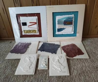 CE228 - Molded Paper Craft Art Pieces