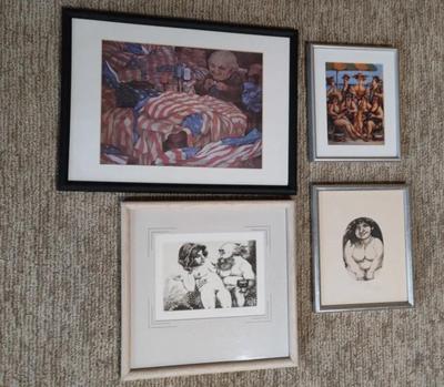 CE219 - Charles Bragg Signed & Numbered Etchings 