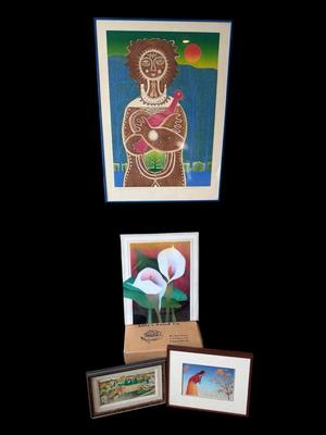 CE309 - 4 Original Art Pieces - Chang Young, Gorman