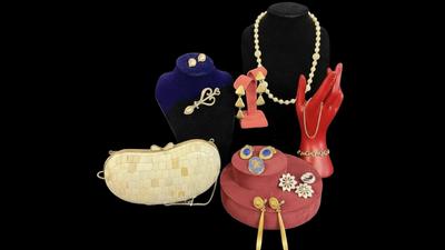 CEJ103 - Designer Collection - Trifari, Givenchy, Erwin Pearl, Monet, Trifari, Richelieu, Wedgwood