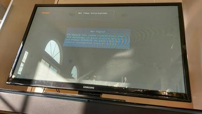 LARGE SAMSUNG PLASMA DISPLAY TV