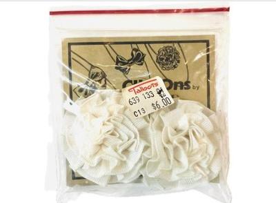 Sale Photo Thumbnail #171: Vintage Grosgrain Bow Shoe Clips - Never Used - Still In Plastic Wrapping