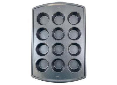 Sale Photo Thumbnail #100: Perfect Results Premium 12-Cup Non-Stick Bakeware Muffin And Cupcake Pan UPC: 0070896257895
