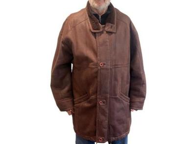 Sale Photo Thumbnail #40: Canadian Made - German Lambskin High Quality Men's Coat- Signed "Christ"