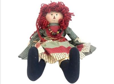 Sale Photo Thumbnail #143: Raggedy Ann Doll Signed Dona