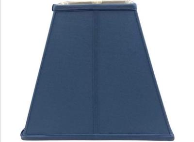 Sale Photo Thumbnail #74: Blue Fabric Lampshade