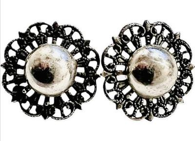 Sale Photo Thumbnail #183: Silver Tone Costume Earrings