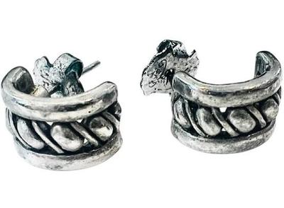 Sale Photo Thumbnail #184: Silvertone Costume Earrings