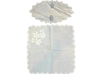 Sale Photo Thumbnail #163: Vintage Linens With Hand Made Open Cutwork Design