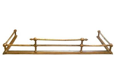 Sale Photo Thumbnail #24: Vintage Brass Fire Fender