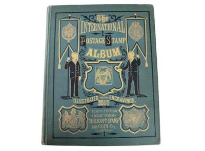 Sale Photo Thumbnail #79: The International Postage Stamp Album, 10th Edition, 1891 - With Stamps