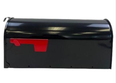 Sale Photo Thumbnail #189: New! Black Galvanized Post Mount Mailbox