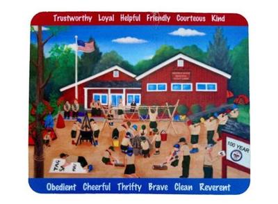 Sale Photo Thumbnail #191: Darien Scouts Mousepad - Artwork By Nobu